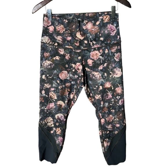 Lululemon Wunder Under Crop High Rise Roll Down Scallop Luxtreme 10 - Picture 1 of 5